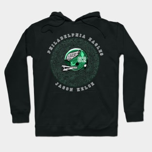 Jason Kelce Helmet 62 - Philadelphia eagles Hoodie